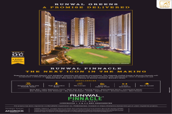Luxurious 1, 2 and 2.5 bed residences at Runwal Pinnacle, Mumbai